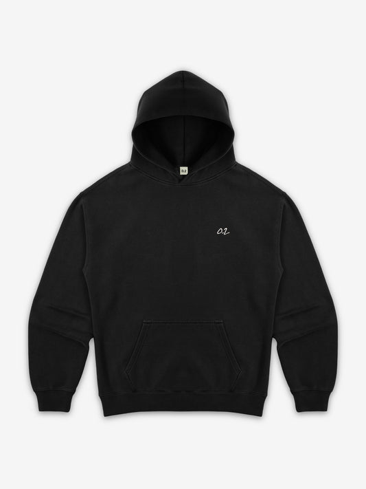 UNISEX MEMBERS HOODIE - BLACK