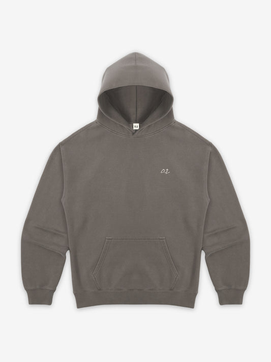 UNISEX MEMBERS HOODIE - FADED GREY