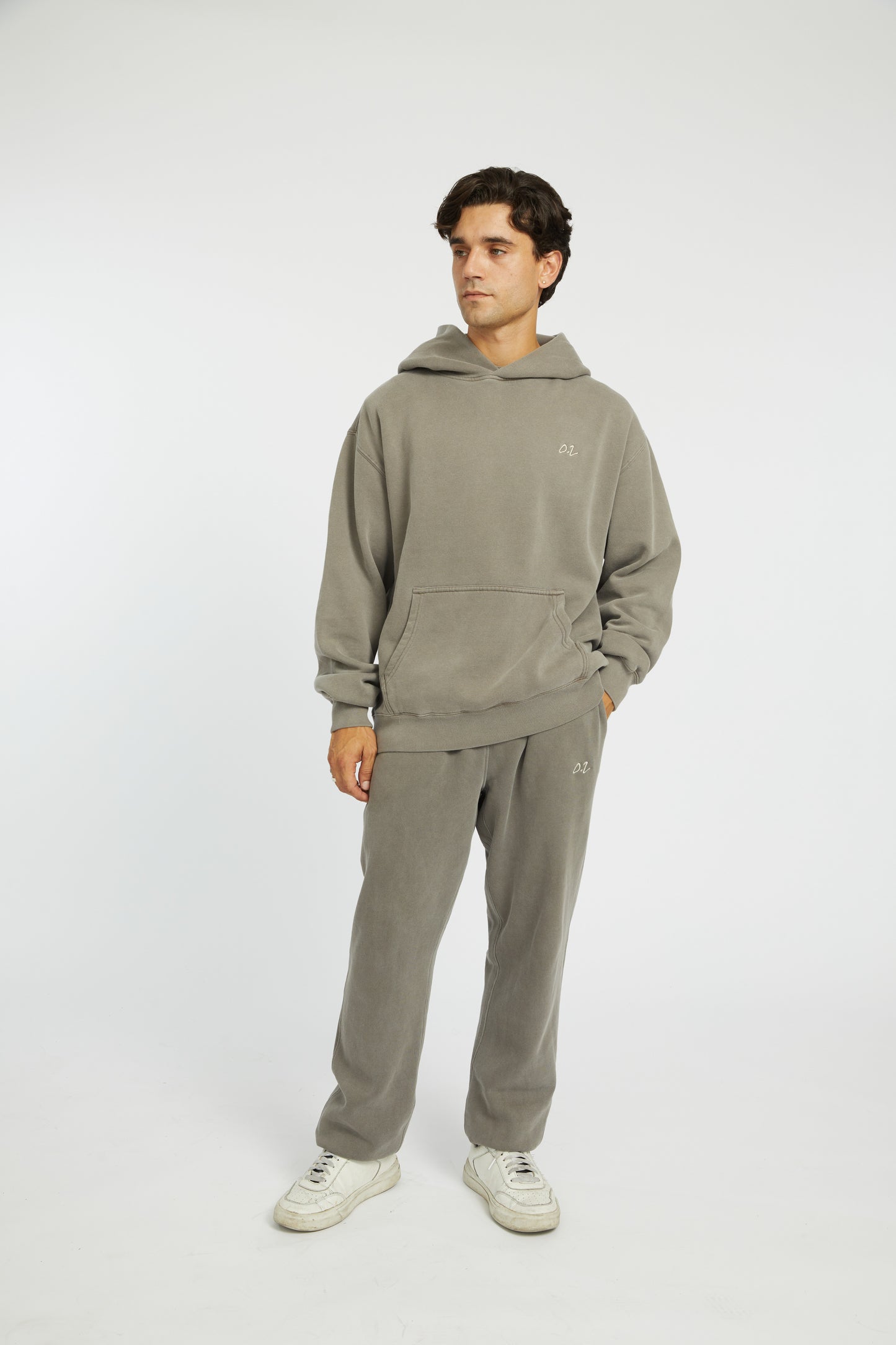 UNISEX MEMBERS SWEATPANTS - FADED GREY