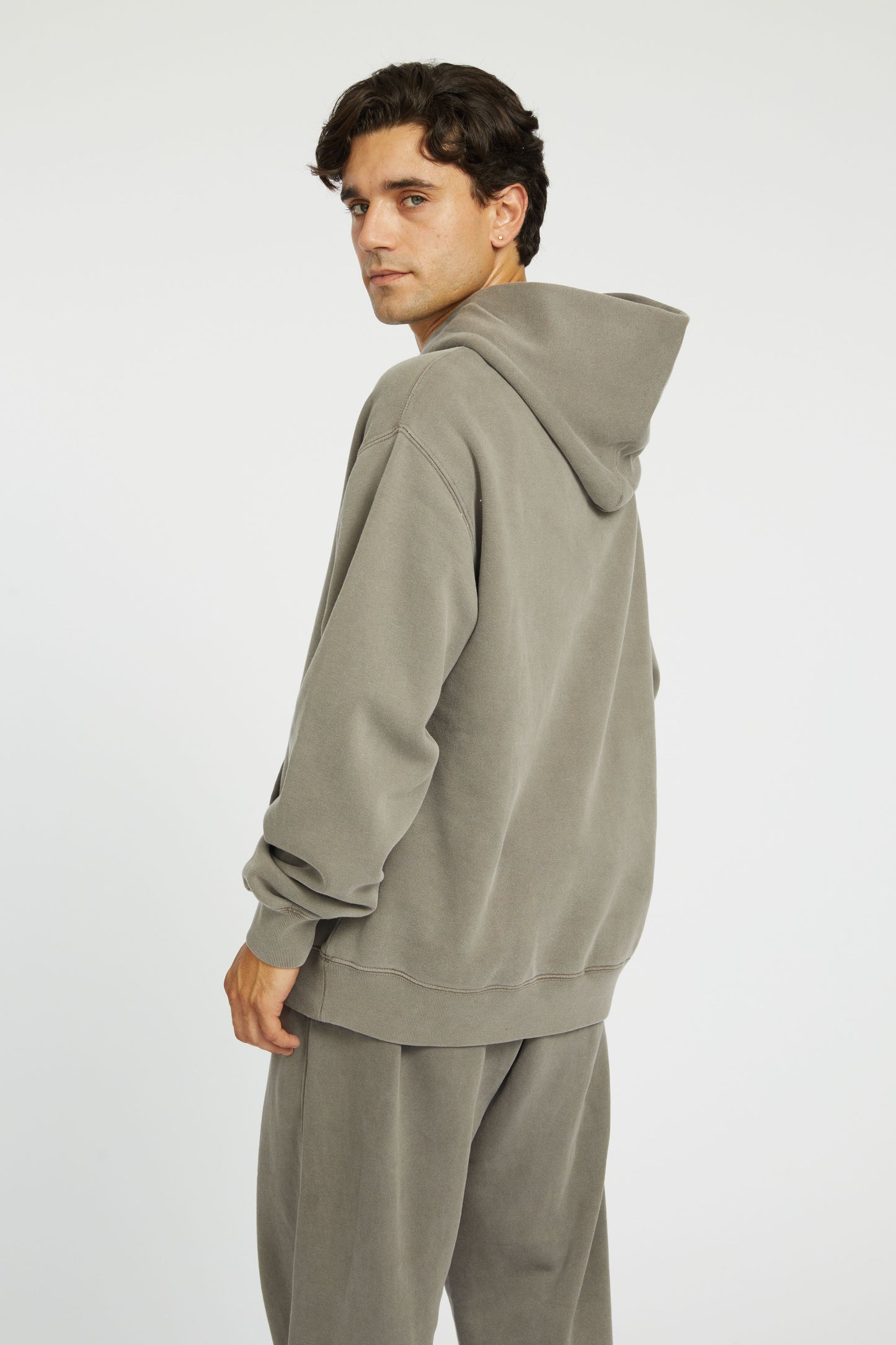 UNISEX MEMBERS HOODIE - FADED GREY