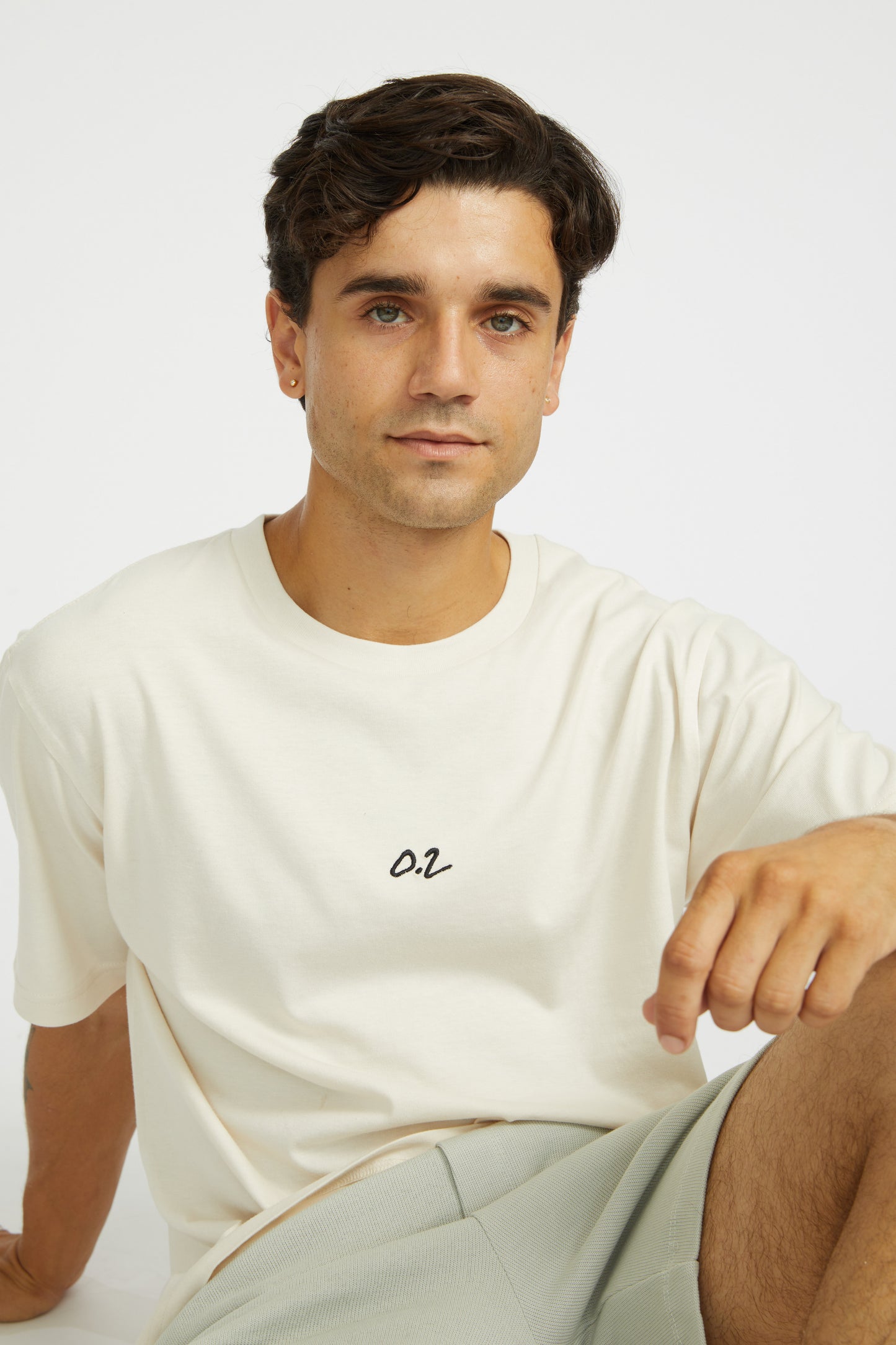 SIGNATURE MID-WEIGHT TEE - OFF WHITE