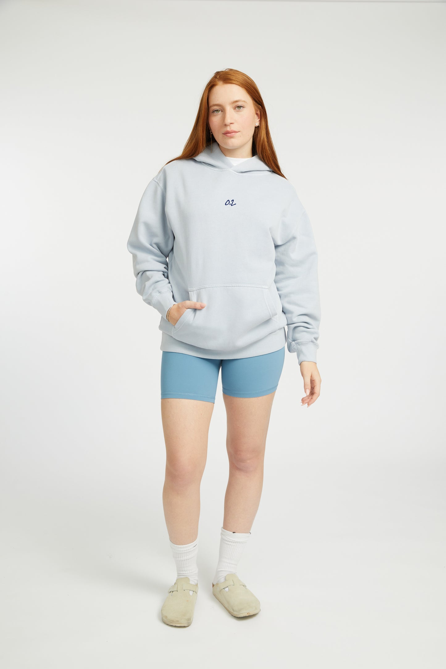 UNISEX MEMBERS HOODIE - FADED BLUE