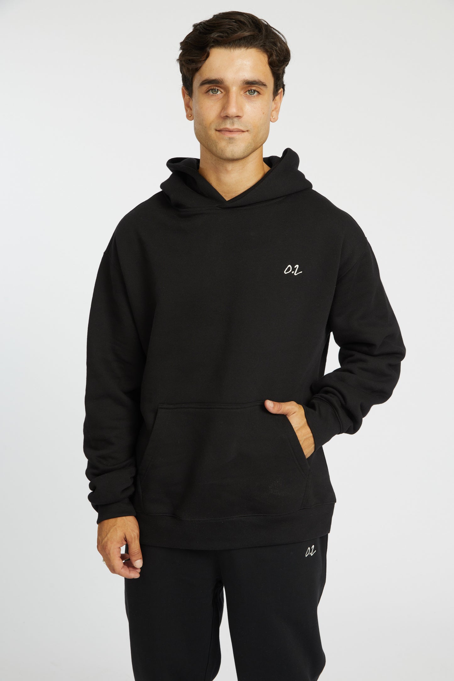 UNISEX MEMBERS HOODIE - BLACK