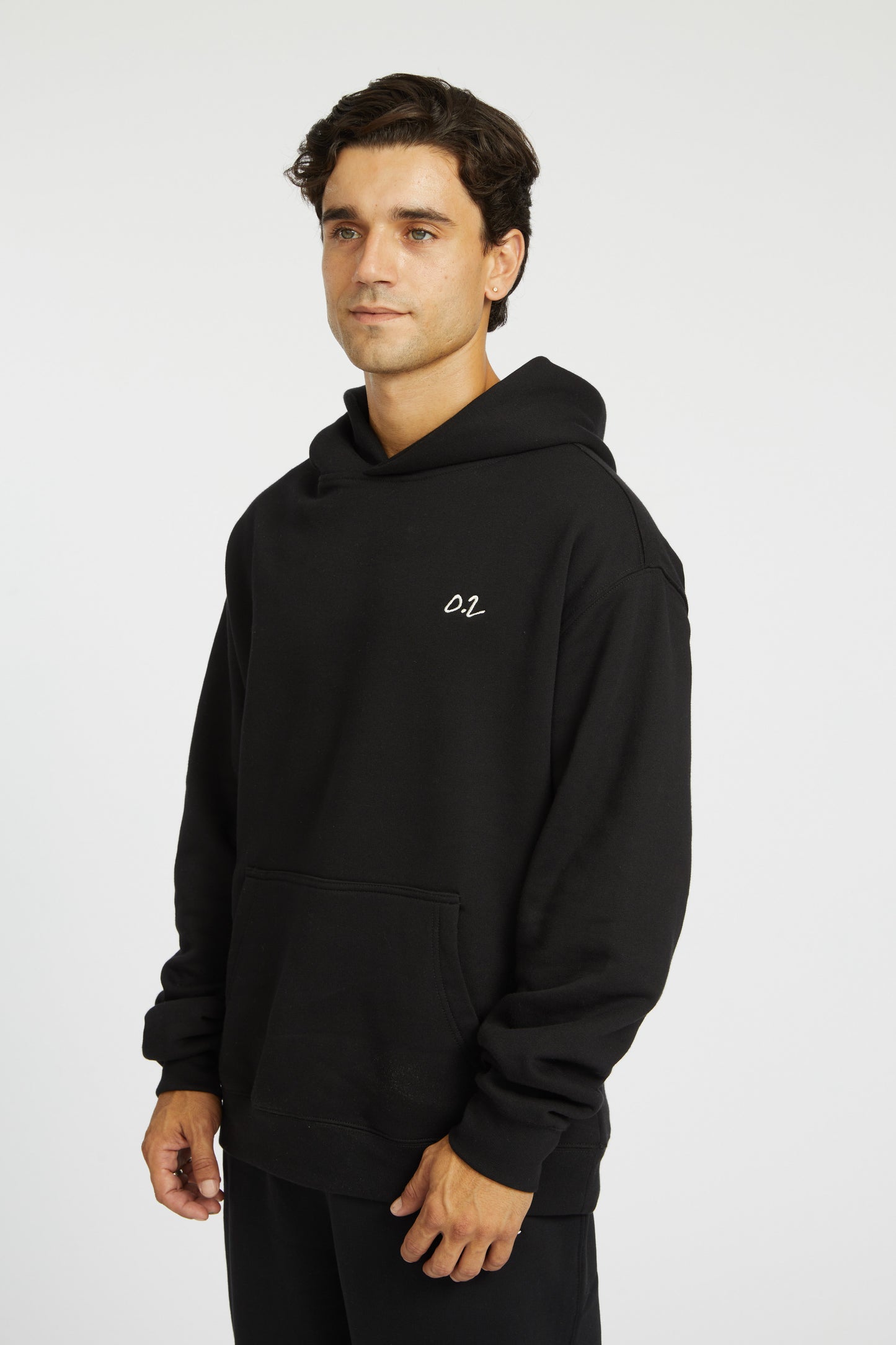 UNISEX MEMBERS HOODIE - BLACK