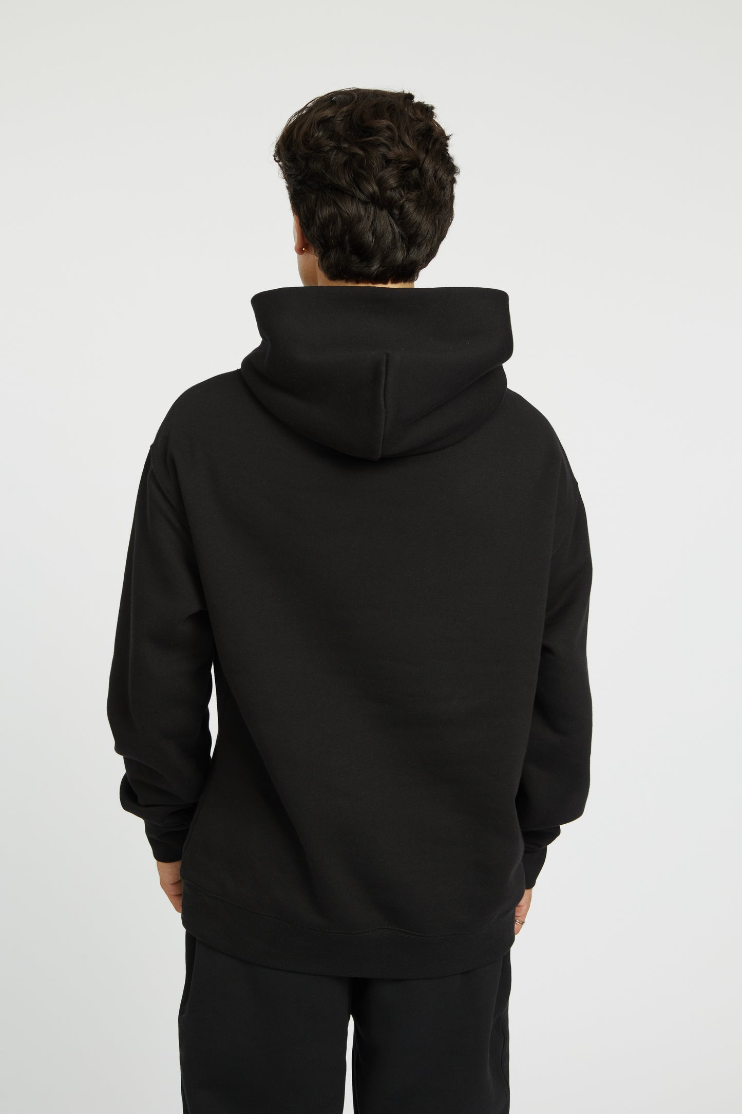 UNISEX MEMBERS HOODIE - BLACK