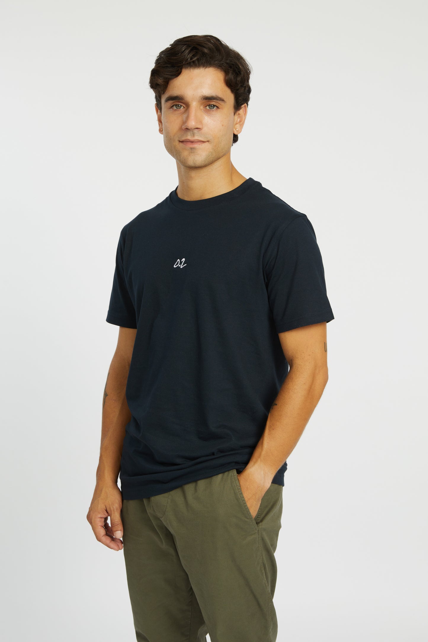 SIGNATURE MID-WIEGHT TEE - NAVY