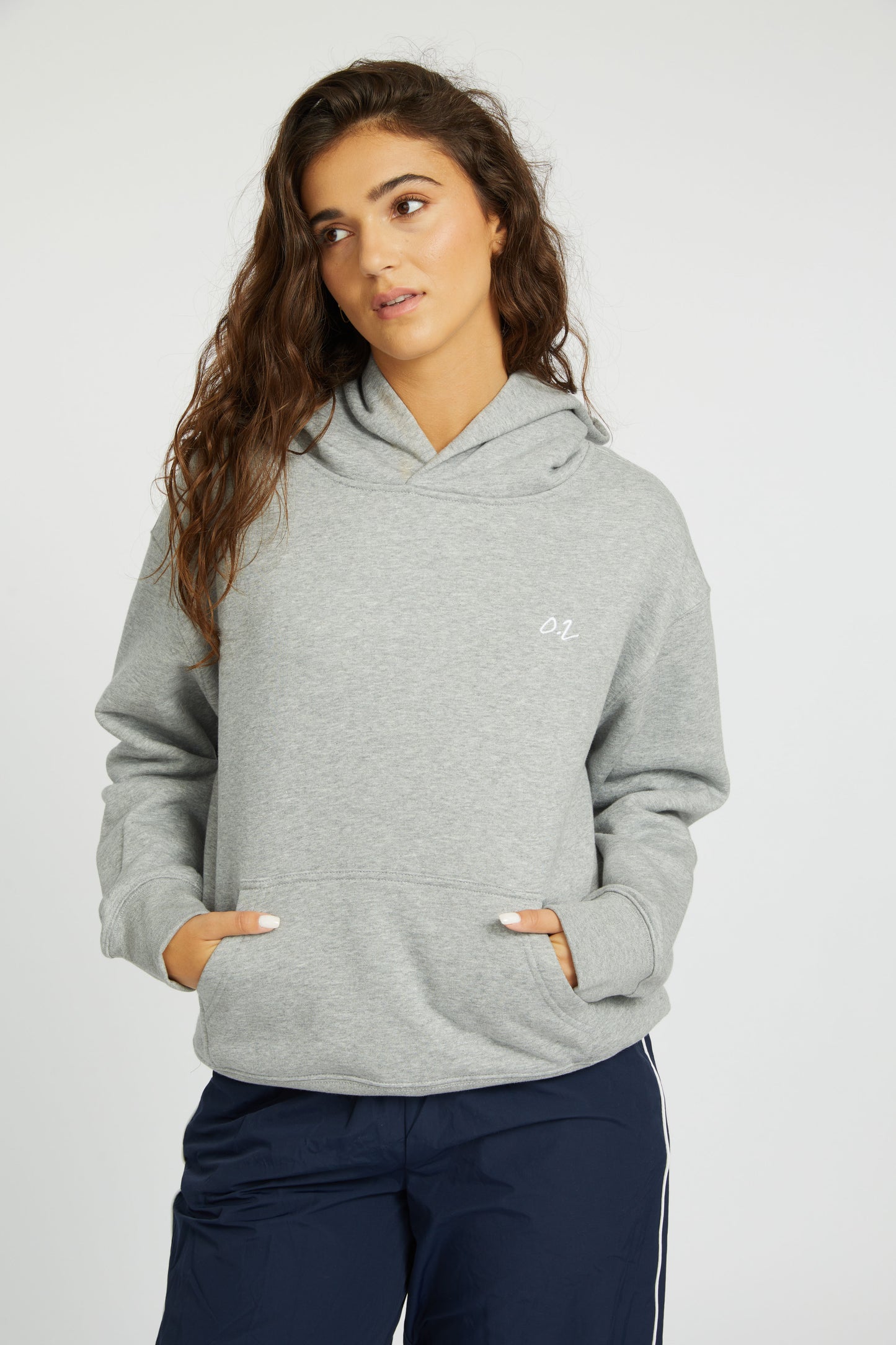 WOMEN MEMBERS HOODIE - HEATHER GREY