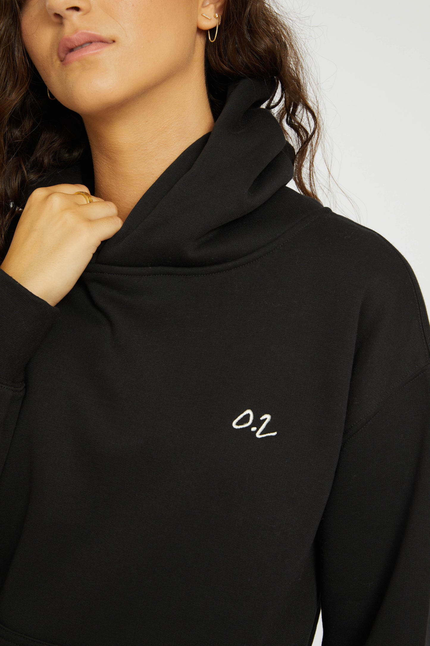 WOMEN MEMBERS HOODIE - BLACK