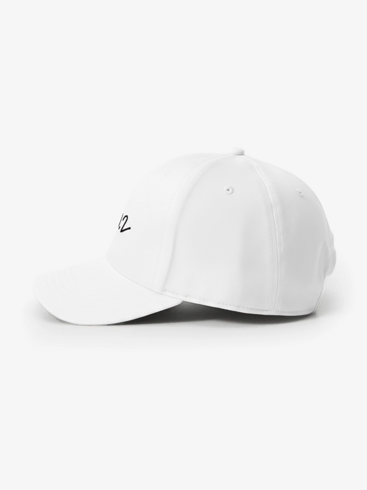 Signature Structured Cap · White