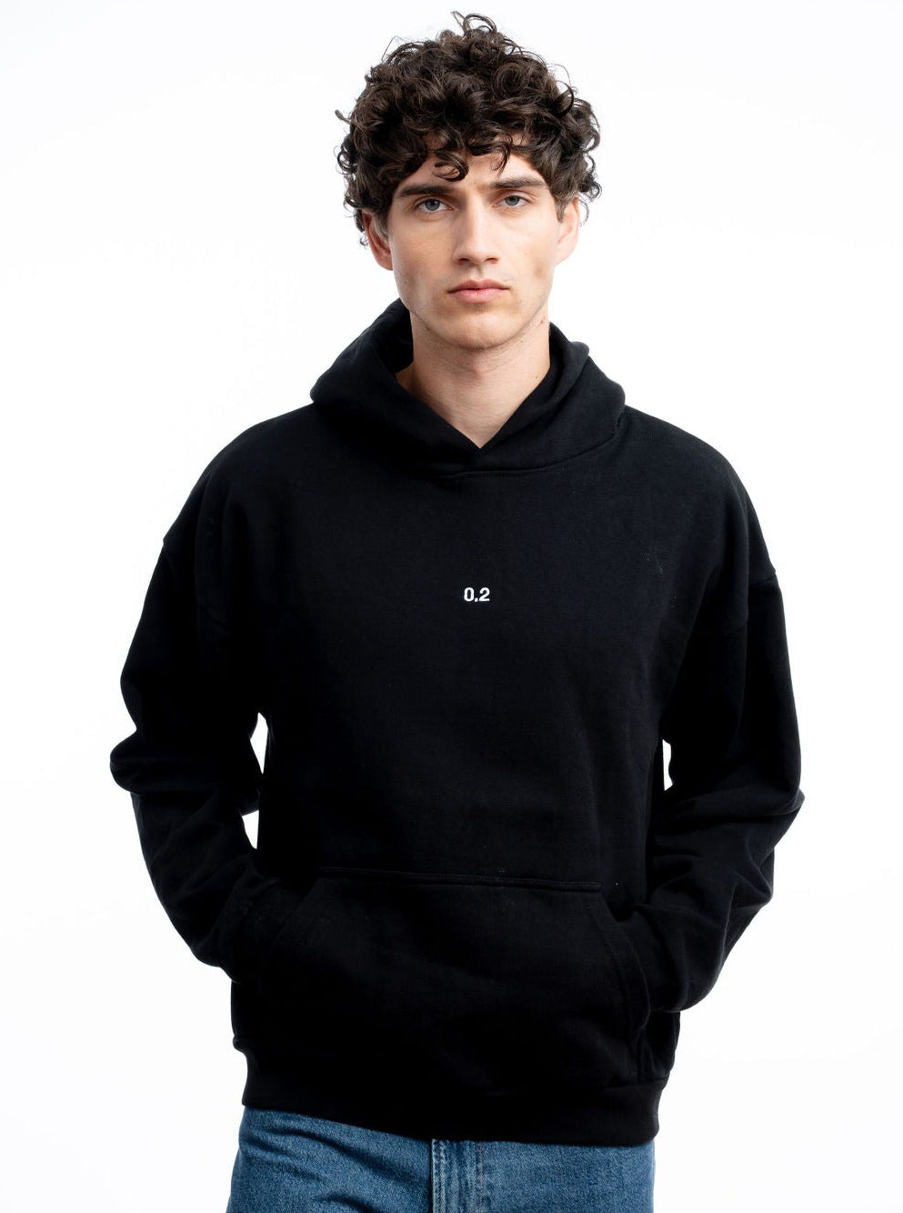 0.2 CLASSIC HOODIE - BLACK