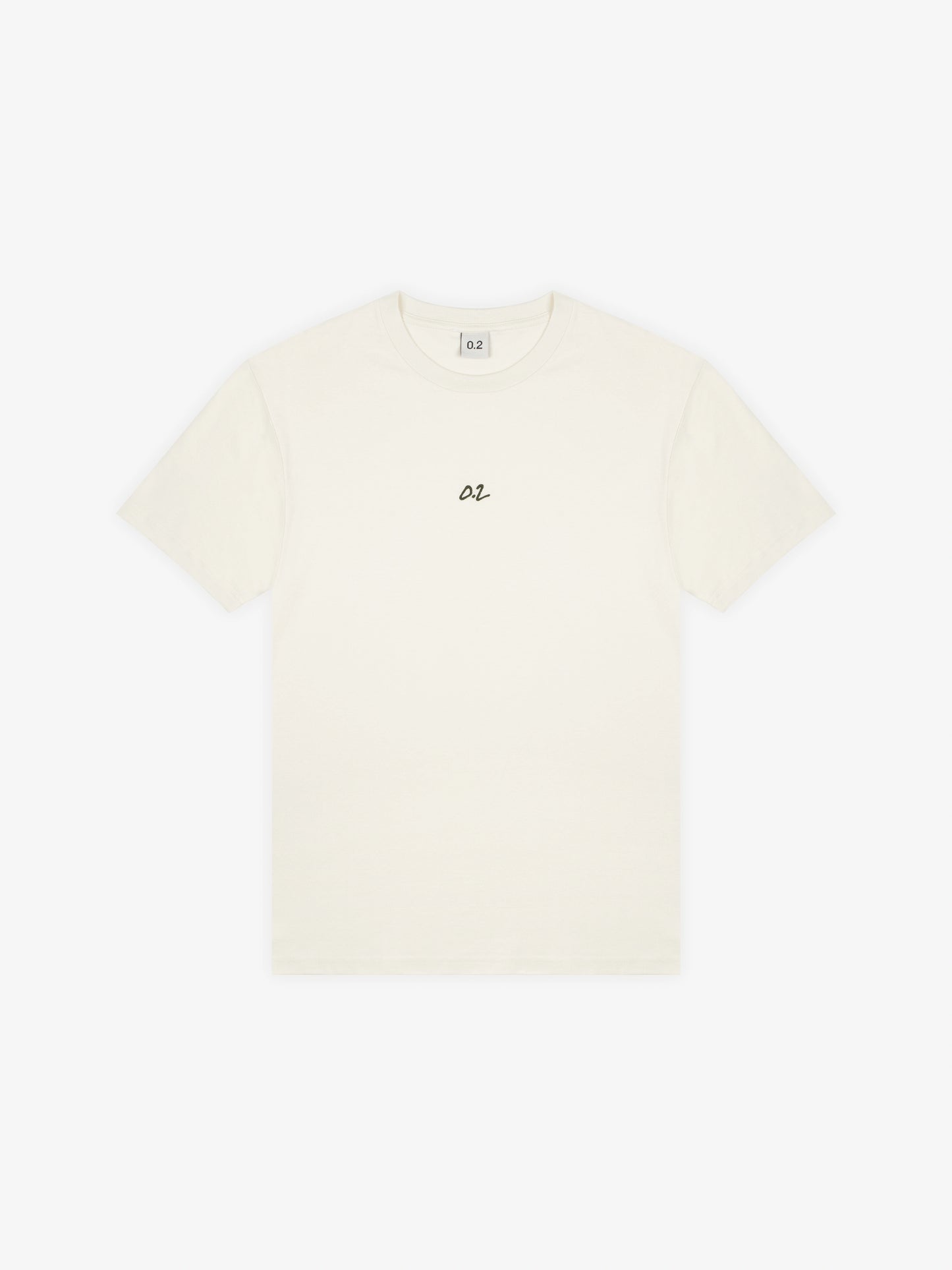 SIGNATURE MID-WEIGHT TEE - OFF WHITE